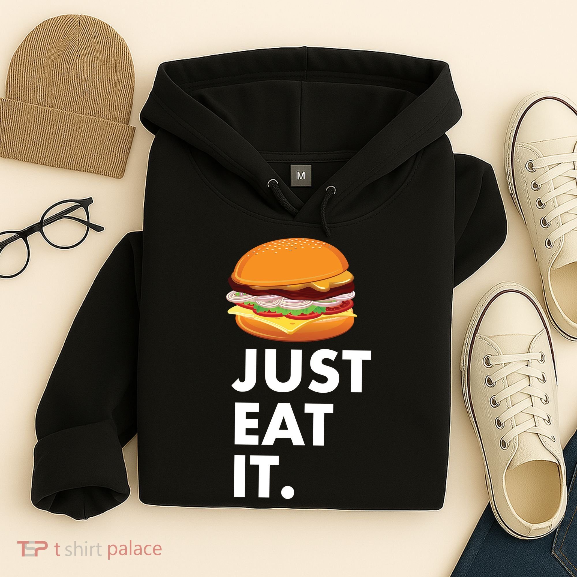 Just Eat It Hamburger Lover  Hoodie