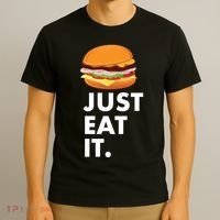 Just Eat It Hamburger Lover  T-Shirt thumb 3