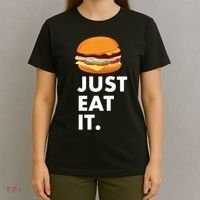 Just Eat It Hamburger Lover  T-Shirt thumb 4