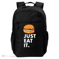 Just Eat It Hamburger Lover  Backpack thumb 0