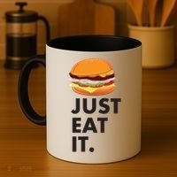 Just Eat It Hamburger Lover  Coffee Mug thumb 4