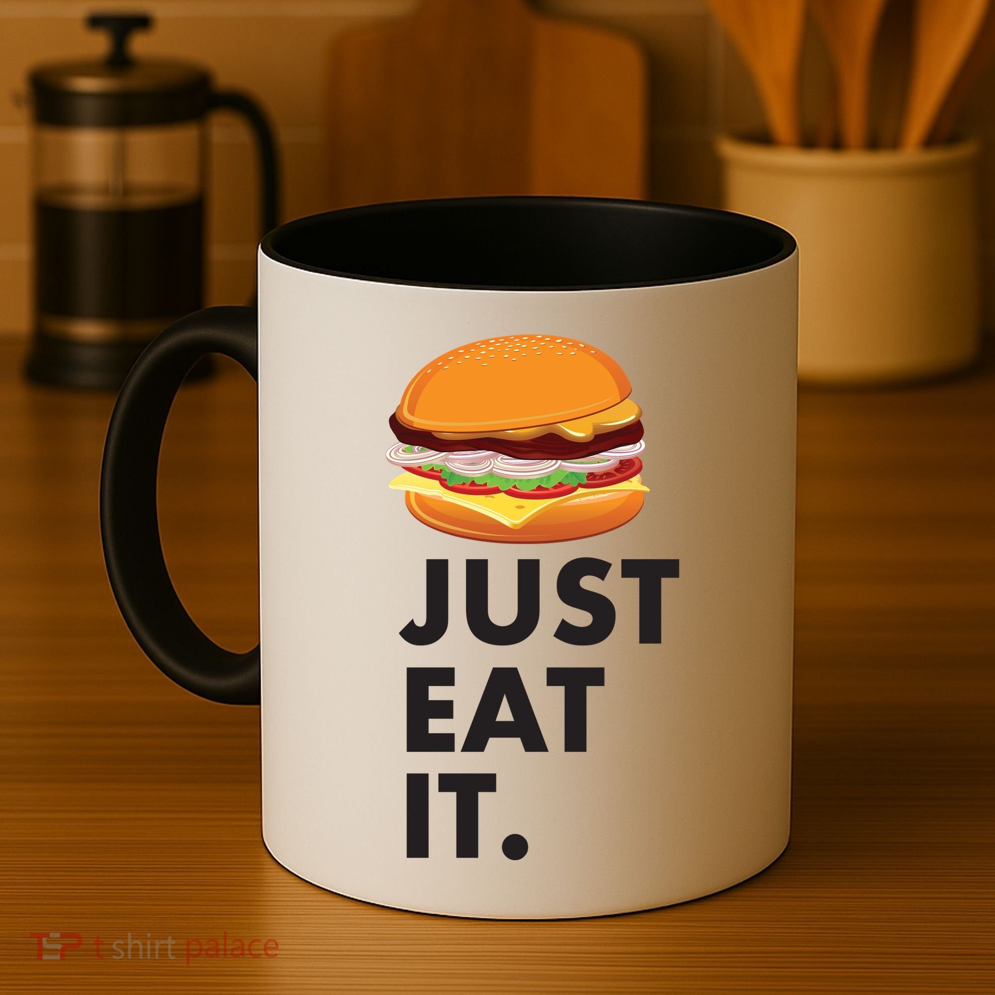 Just Eat It Hamburger Lover  Coffee Mug