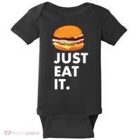 Just Eat It Hamburger Lover  Baby Bodysuit thumb 0