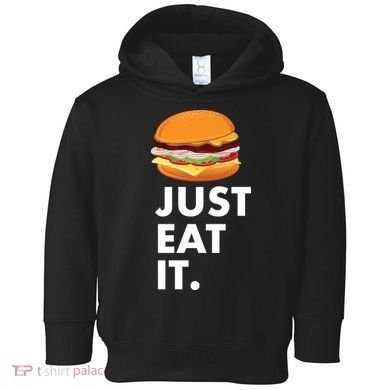 Just Eat It Hamburger Lover  Toddler Hoodie