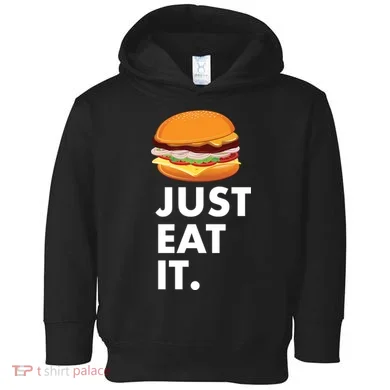Just Eat It Hamburger Lover  Toddler Hoodie