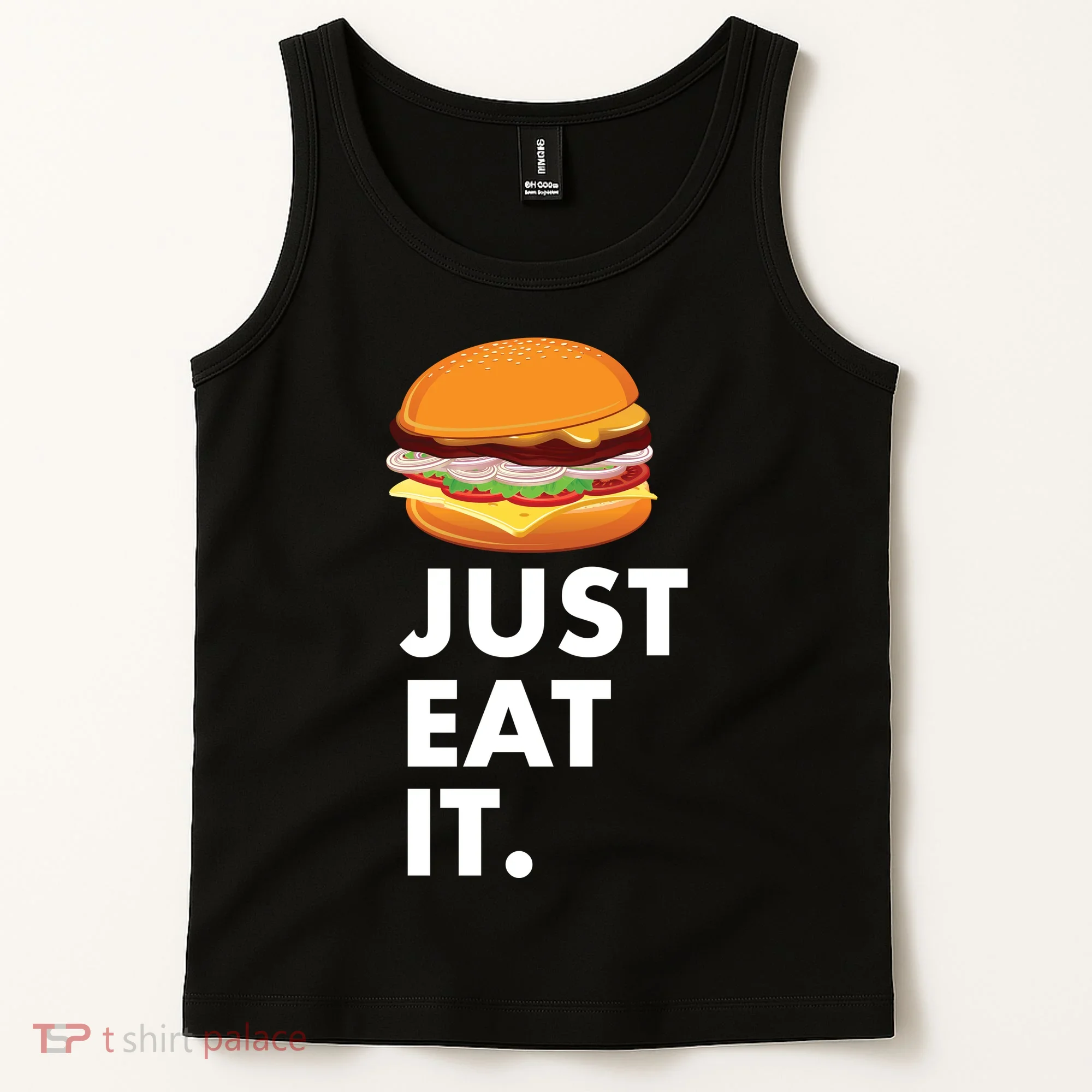 Just Eat It Hamburger Lover  Tank Top