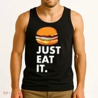 Just Eat It Hamburger Lover  Tank Top thumb 3