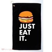 Just Eat It Hamburger Lover  Golf Towel thumb 0