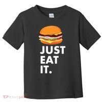 Just Eat It Hamburger Lover  Toddler T-Shirt thumb 0