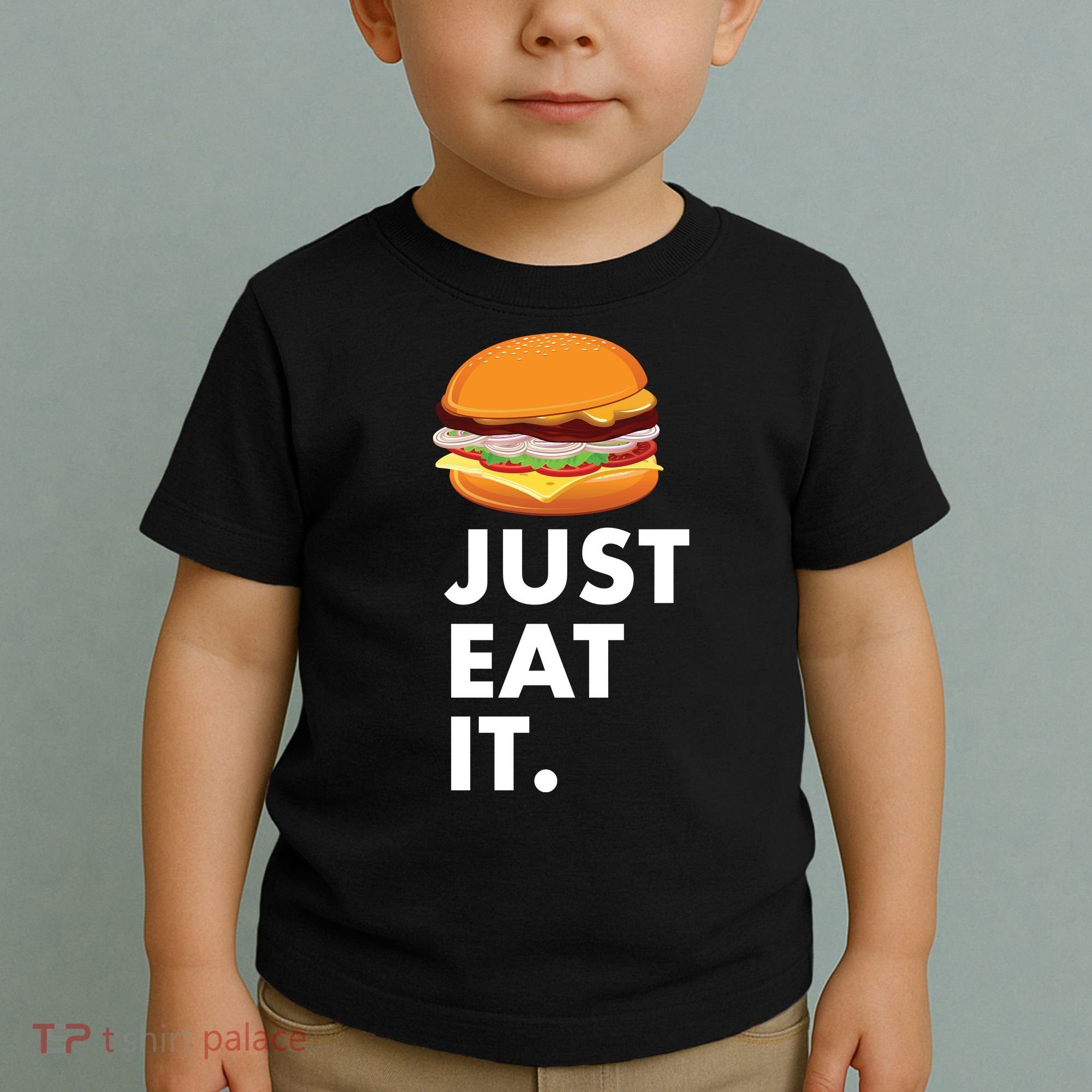 Just Eat It Hamburger Lover  Toddler T-Shirt