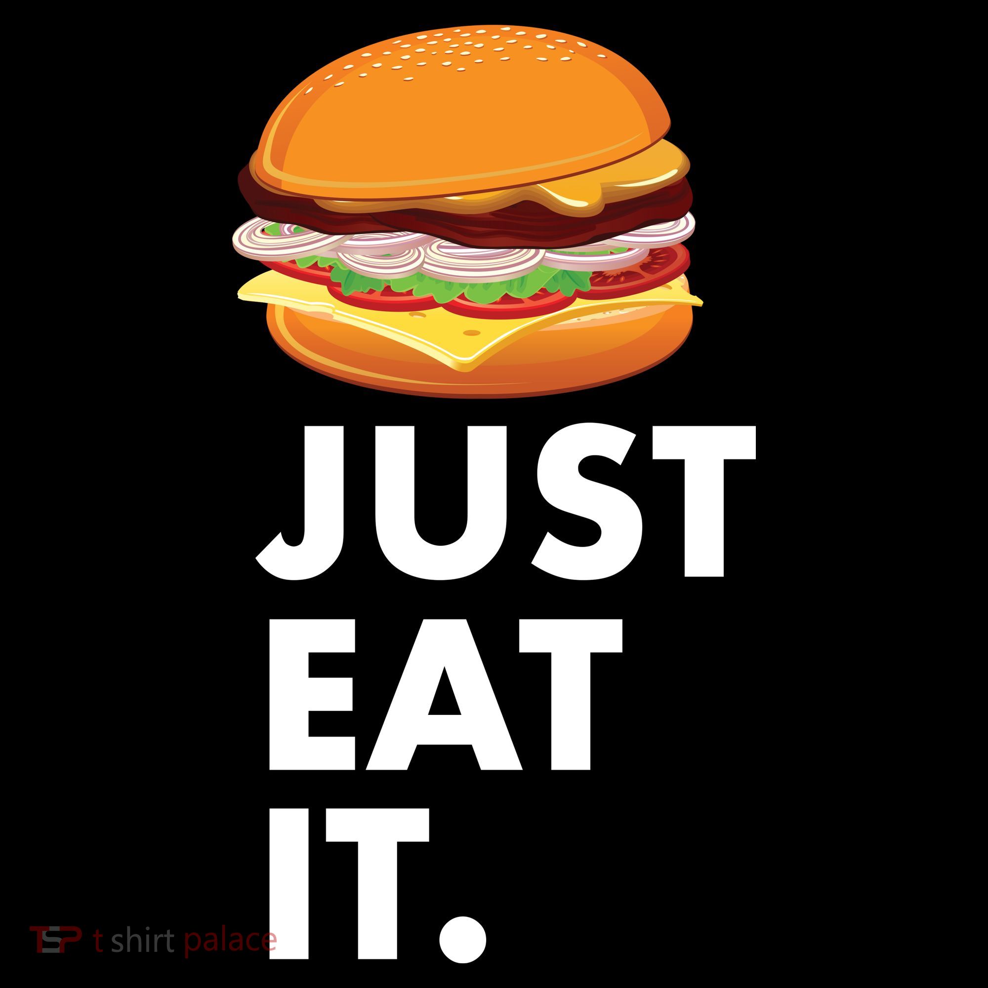 Just Eat It Hamburger Lover  Women's Long Sleeve Shirt