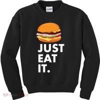 Just Eat It Hamburger Lover  Kids Sweatshirt thumb 0
