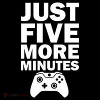 Just Five More Minutes Funny Video Game Bucket Hat thumb 4