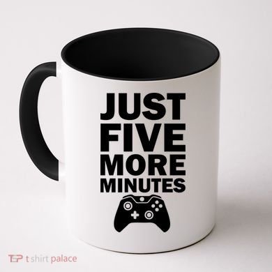 Just Five More Minutes Funny Video Game Coffee Mug