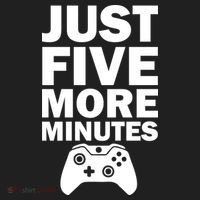 Just Five More Minutes Funny Video Game Beanie thumb 2