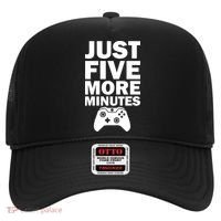 Just Five More Minutes Funny Video Game Hat thumb 0