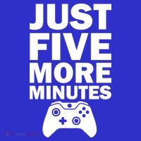 Just Five More Minutes Funny Video Game Coaster thumb 2