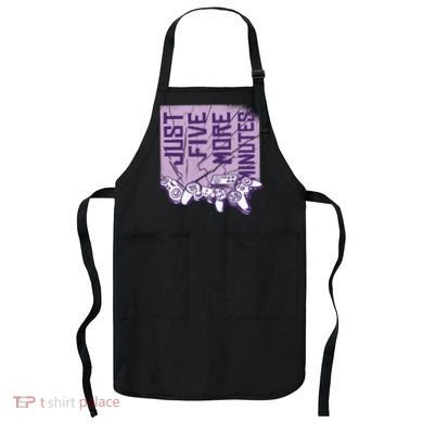 Just Five More Minutes Game Apron