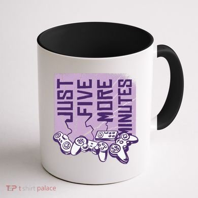 Just Five More Minutes Game Coffee Mug back