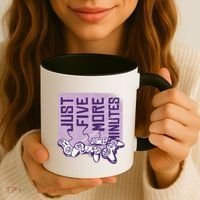 Just Five More Minutes Game Coffee Mug thumb 3