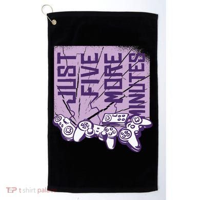 Just Five More Minutes Game Golf Towel