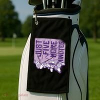 Just Five More Minutes Game Golf Towel thumb 2