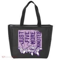 Just Five More Minutes Game Tote Bag thumb 0