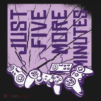 Just Five More Minutes Game Tote Bag thumb 4