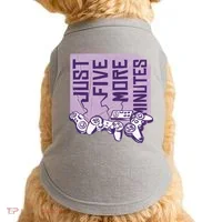 Just Five More Minutes Game Doggie Tank thumb 0