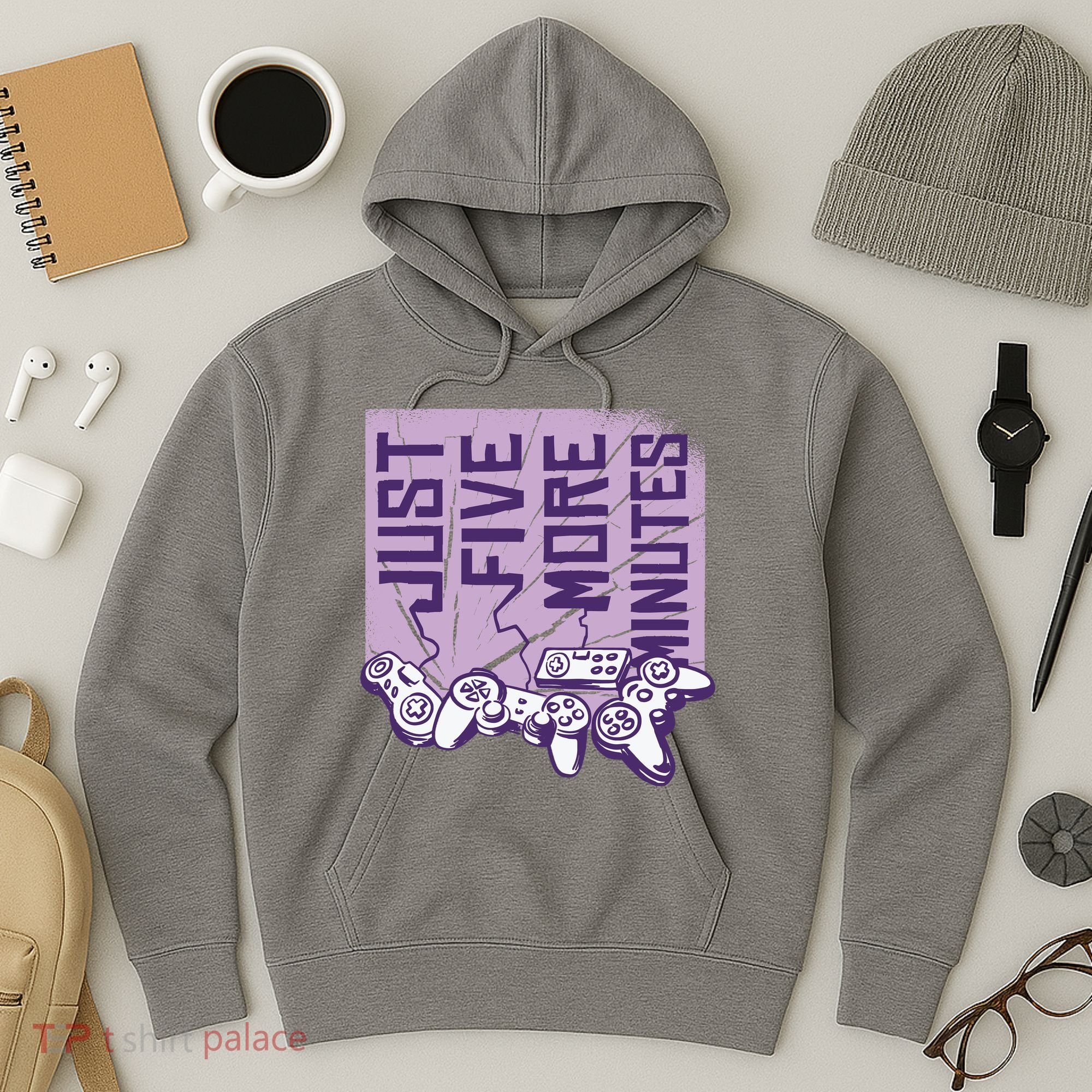 Just Five More Minutes Game Hoodie