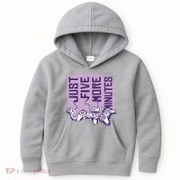Just Five More Minutes Game Kids Hoodie thumb 0