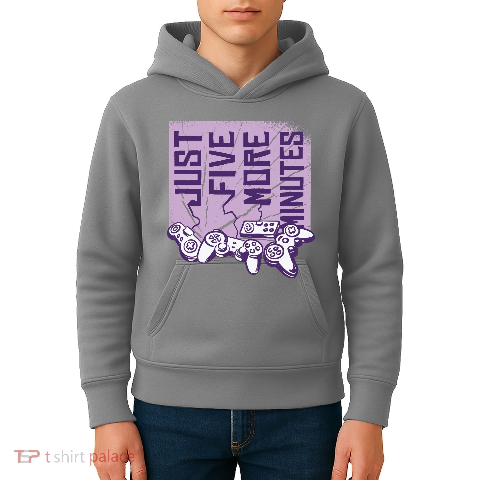 Just Five More Minutes Game Kids Hoodie
