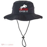 Just Get Over It Funny Horse Riding Bucket Hat thumb 0