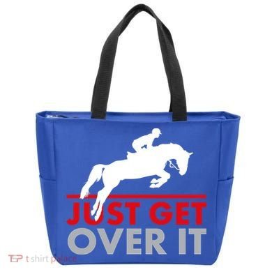 Just Get Over It Funny Horse Riding Tote Bag