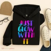 Just Glow With It Funny Retro Hoodie thumb 4