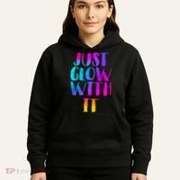 Just Glow With It Funny Retro Hoodie thumb 5