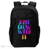 Just Glow With It Funny Retro Backpack thumb 0