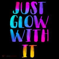 Just Glow With It Funny Retro Coaster thumb 2