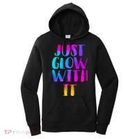 Just Glow With It Funny Retro Women's Hoodie thumb 0