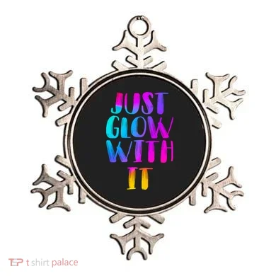 Just Glow With It Funny Retro Ornament