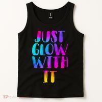 Just Glow With It Funny Retro Tank Top thumb 2