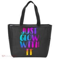 Just Glow With It Funny Retro Tote Bag thumb 0