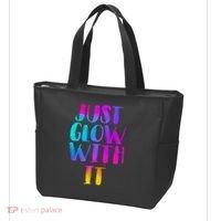 Just Glow With It Funny Retro Tote Bag thumb 3