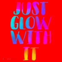 Just Glow With It Funny Retro Santa Hat thumb 1