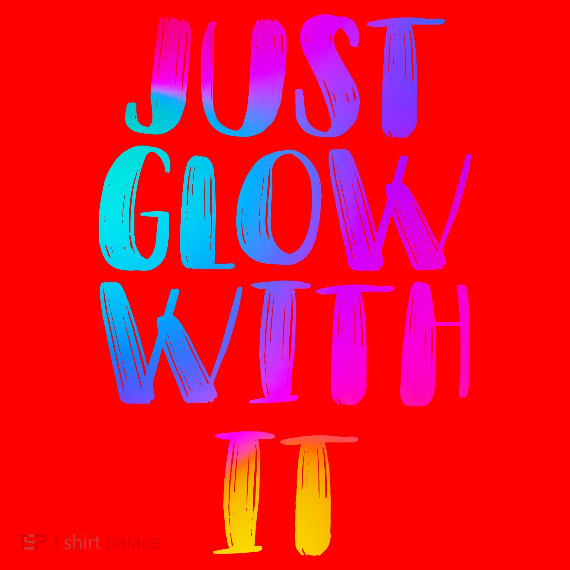 Just Glow With It Funny Retro Santa Hat
