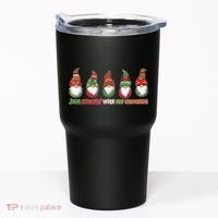 Just Hanging with My Gnomies Christmas Tumbler thumb 0