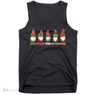 Just Hanging with My Gnomies Christmas Tank Top