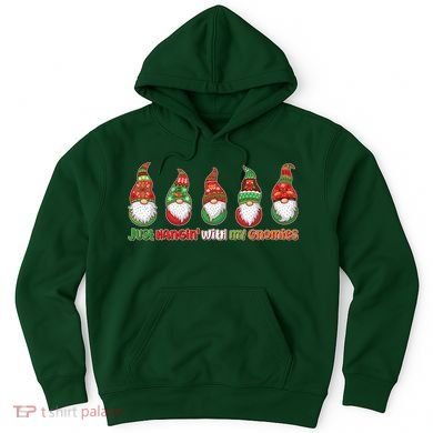 Just Hanging with My Gnomies Christmas Hoodie