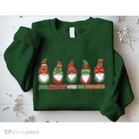 Just Hanging with My Gnomies Christmas Sweatshirt thumb 2