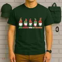 Just Hanging with My Gnomies Christmas T-Shirt thumb 6